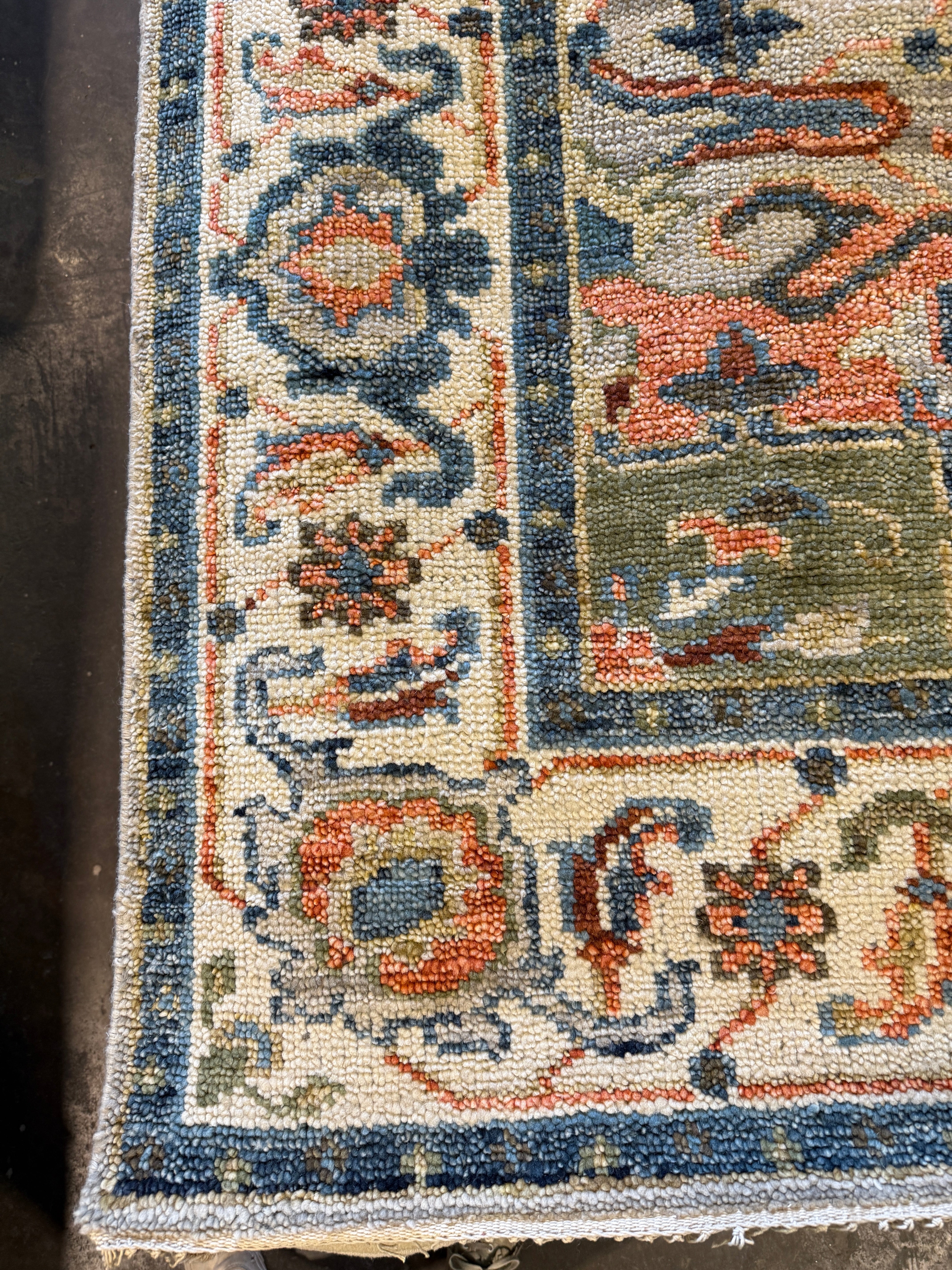 Gela Taylor 8x10 Rust Hand-Knotted Oriental Rug