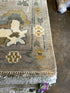 Jules Vaughn 10x14 Grey Hand-Knotted Oushak