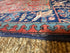 Antique Persian Tabriz Red and Blue Rug 2.10x4.1