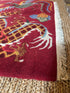 Antique Vintage Old Tibetan Dragon Rug 3x5.10