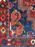 Antique Persian Mehraban Red Rug 3.4x5