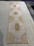 Vicki Samuals 2.4x9.6 Pink Hand-Knotted Vintage Turkish Oushak Runner