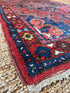 Antique Persian Mehraban Red Rug 3.4x5