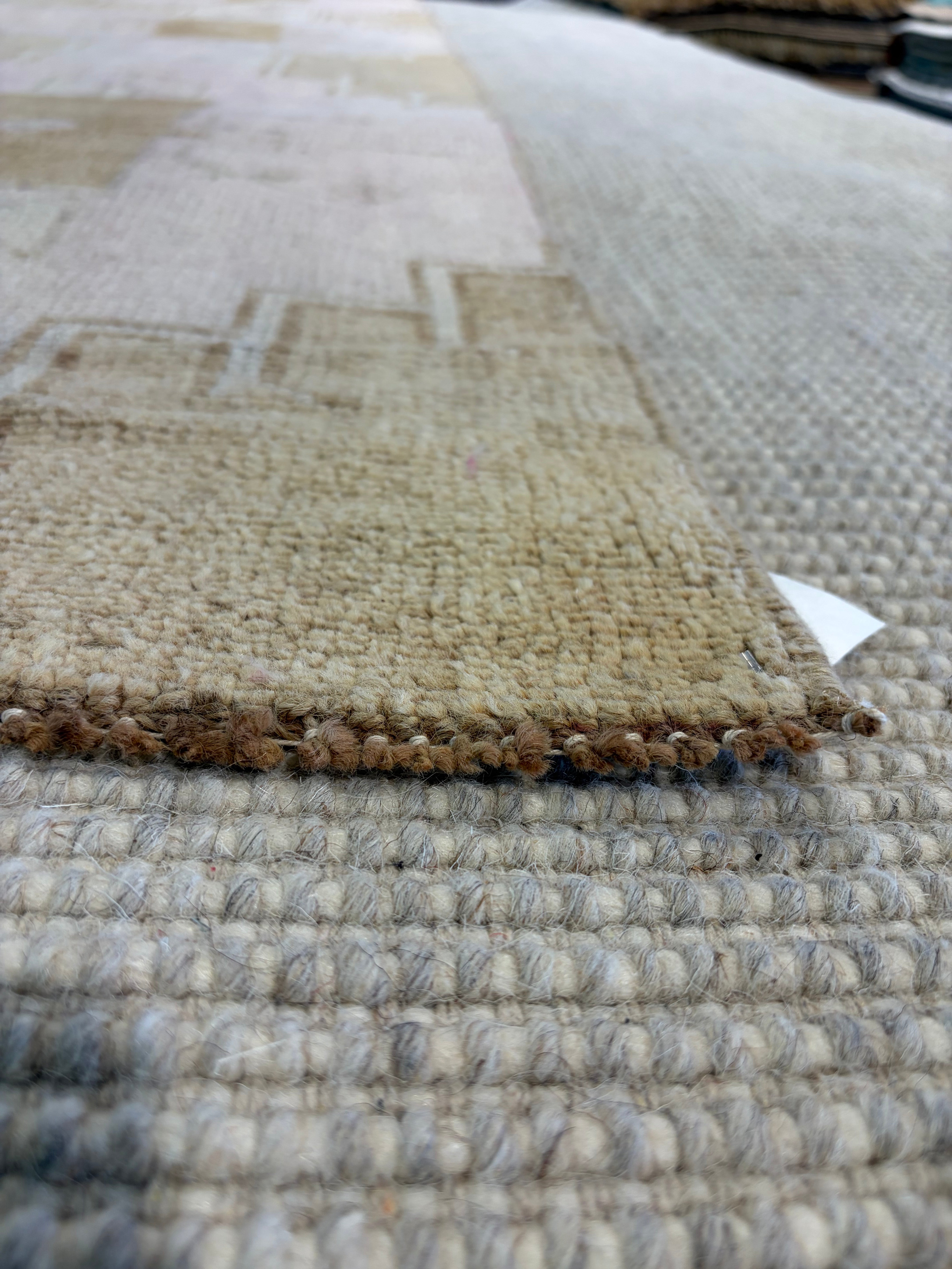 Vicki Samuals 2.4x9.6 Pink Hand-Knotted Vintage Turkish Oushak Runner