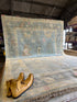 Michelle Pfeiffer 10x14 Light Blue Hand-Knotted Oushak Rug