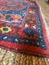 Antique Persian Mehraban Red Rug 3.4x5