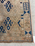 Kelly Bundi 3x11.5 Brown Hand-Knotted Vintage Turkish Oushak Runner