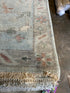 Elle Fanning Light Blue Hand-Knotted Oushak Rug - Multiple Sizes