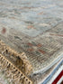 Elle Fanning Light Blue Hand-Knotted Oushak Rug - Multiple Sizes