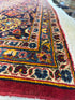 Antique Persian Kashan Red Rug 10x12.7