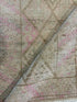 Abbie Roger 2.10x10.8 Pink Hand-Knotted Vintage Turkish Oushak Runner