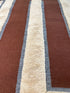 Zac Clark 6.9x9.6 Brown Handwoven Modern Rug