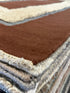 Zac Clark 6.9x9.6 Brown Handwoven Modern Rug