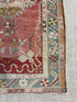 Olivia Hanks 3x6 Red Hand-Knotted Vintage Turkish Oushak
