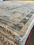 Margo Millet 9.9x14 Grey Hand-Knotted Oushak Rug