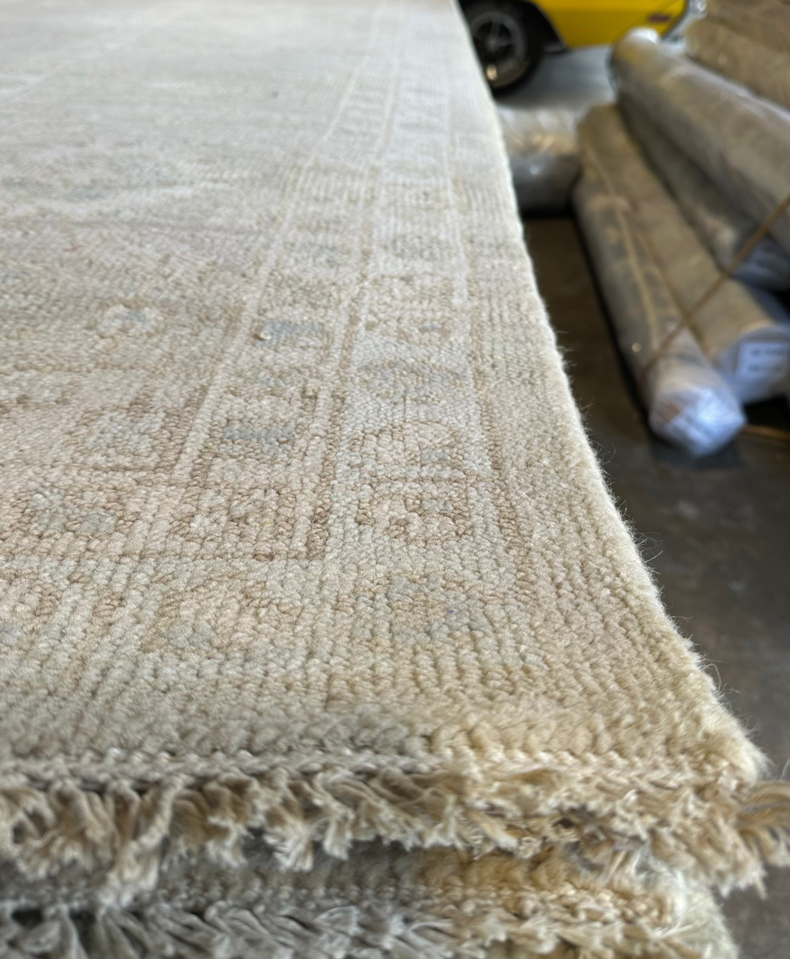 Elizabeth Gable 10x14 Grey Hand-Knotted Oushak Rug