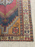 Robin Roe 3.11x6.3 Red Hand-Knotted Vintage Turkish Oushak