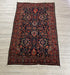 Antique Finest Quality 4.5x7.5 West Persia, Arak Region Rug Red and Blue