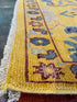 Sophia Rose Wilson 9x12.3 Yellow Hand-Knotted Oushak