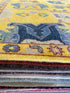 Sophia Rose Wilson 9x12.3 Yellow Hand-Knotted Oushak