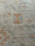 Marla Walsh 11.6x15 Light Blue Hand-Knotted Oushak Rug