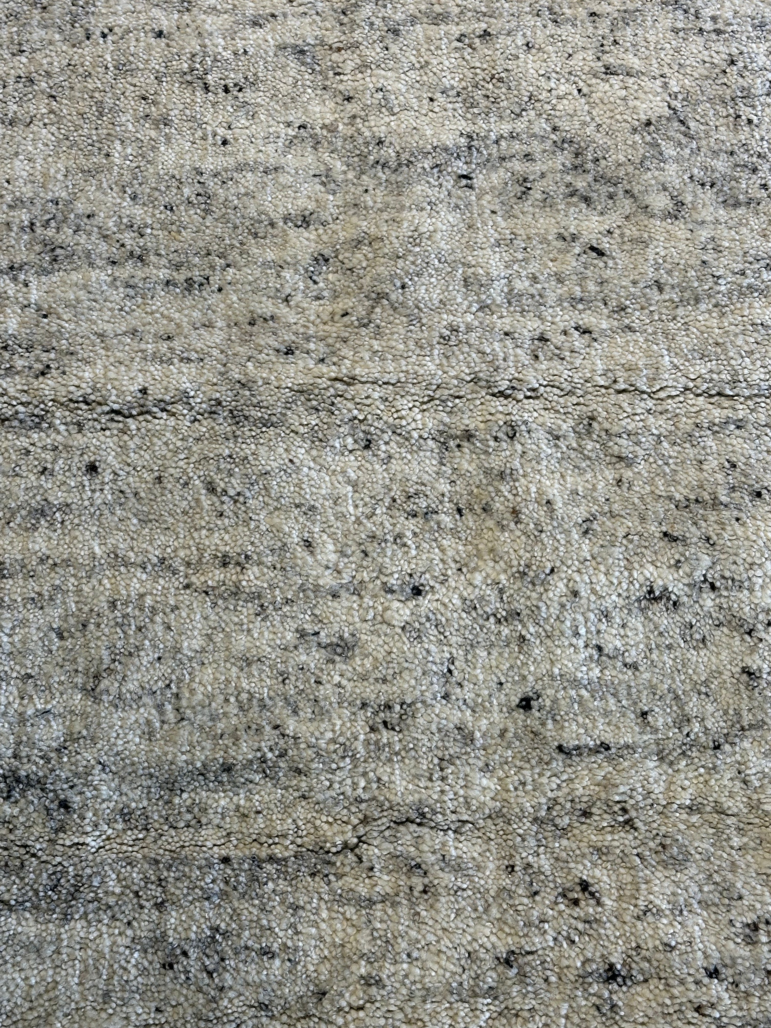 Angus Cloud Grey Handwoven Modern Durrie Rug (Multiple Sizes)