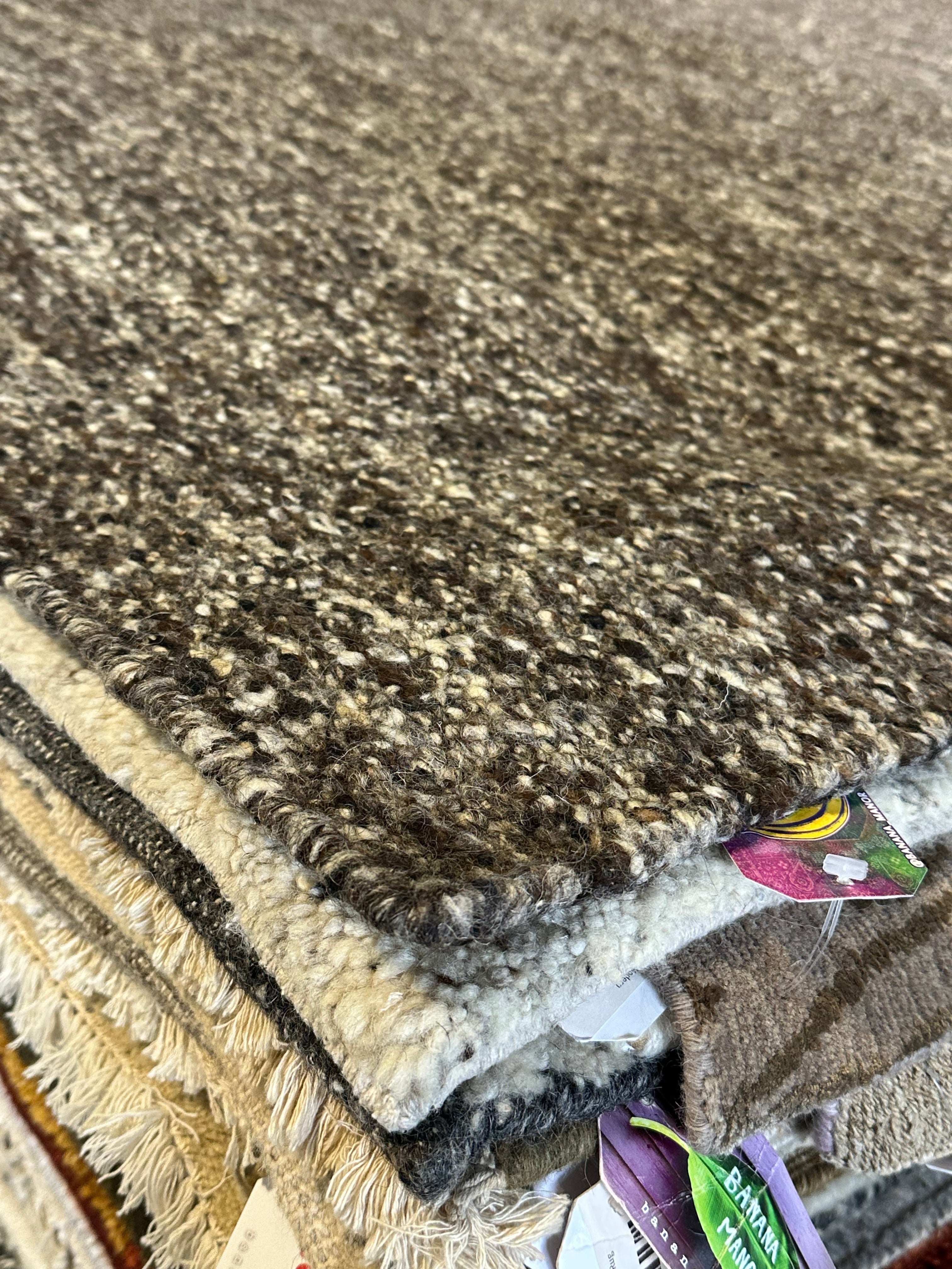 Dominic Fike Charcoal Handwoven Modern Durrie Rug (Multiple Sizes)