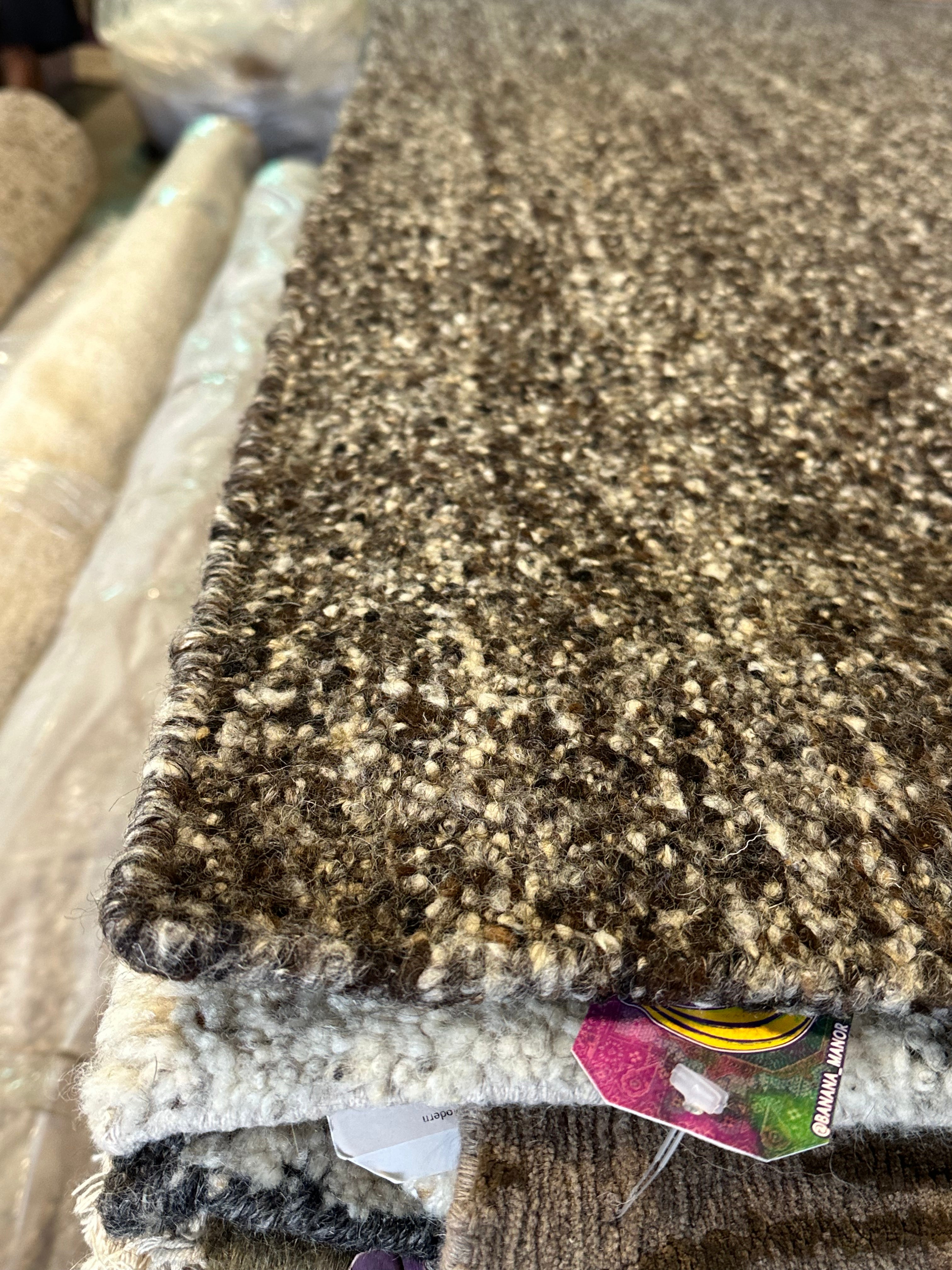 Dominic Fike Charcoal Handwoven Modern Durrie Rug (Multiple Sizes)