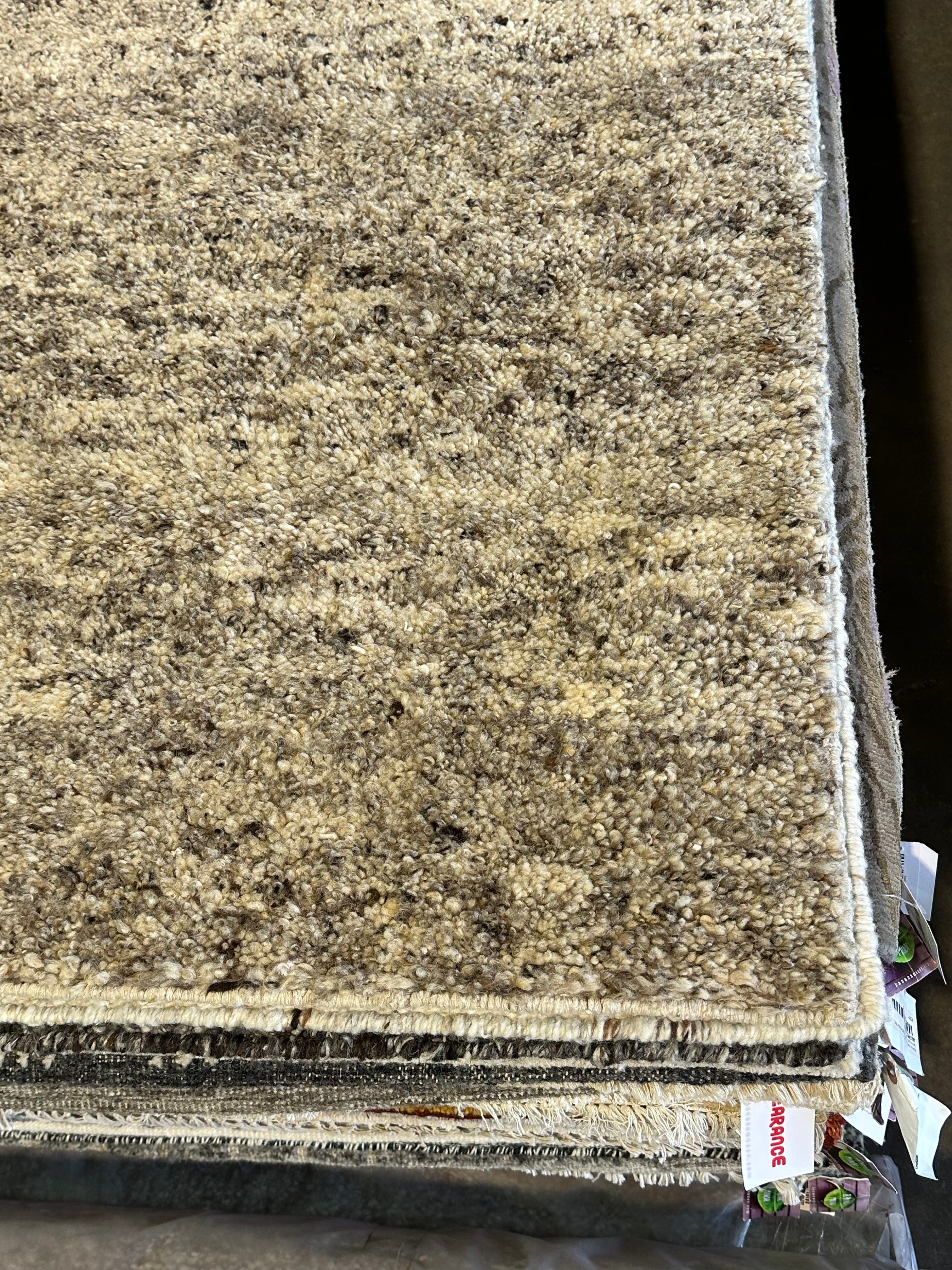 Cal Jacobs Grey Handwoven Modern Durrie Rug (Multiple Sizes)