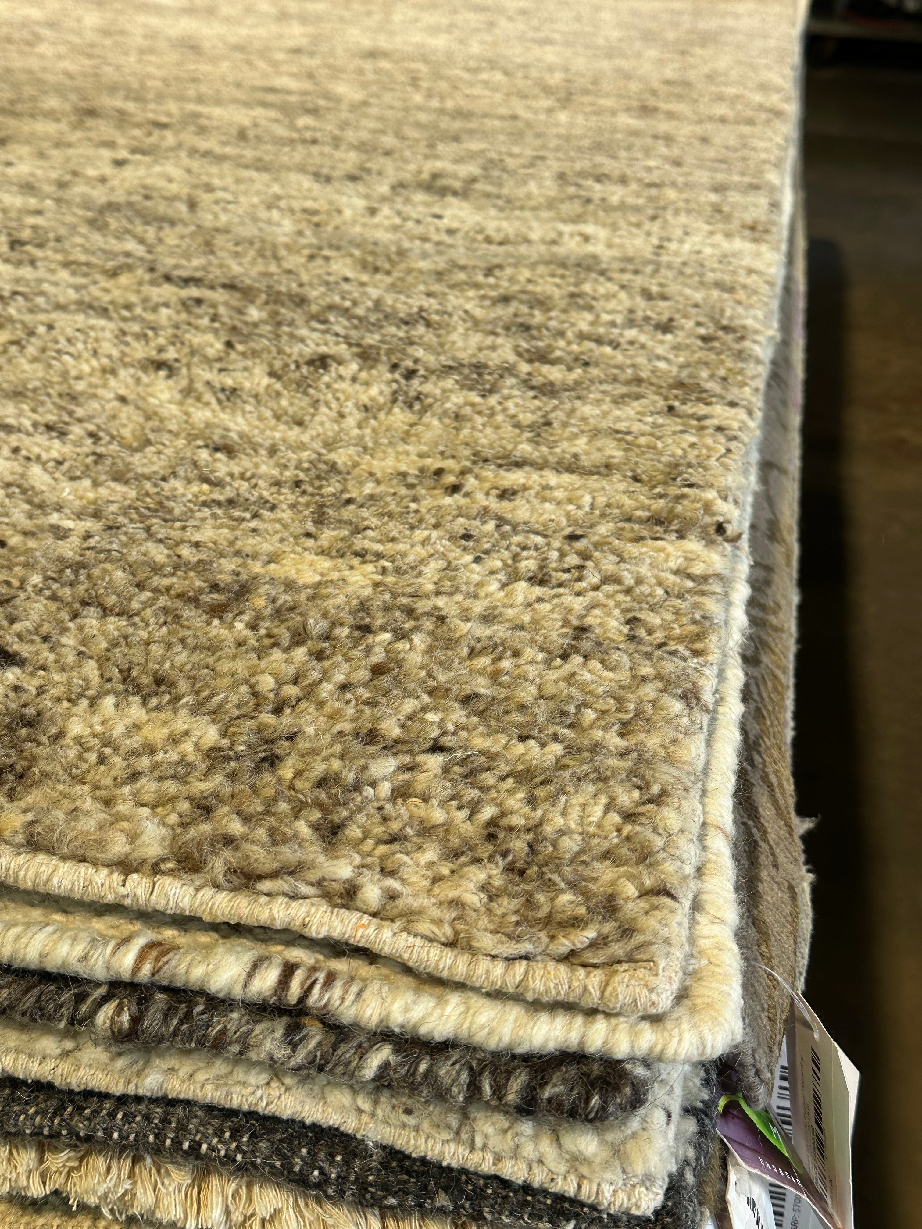 Cal Jacobs Grey Handwoven Modern Durrie Rug (Multiple Sizes)