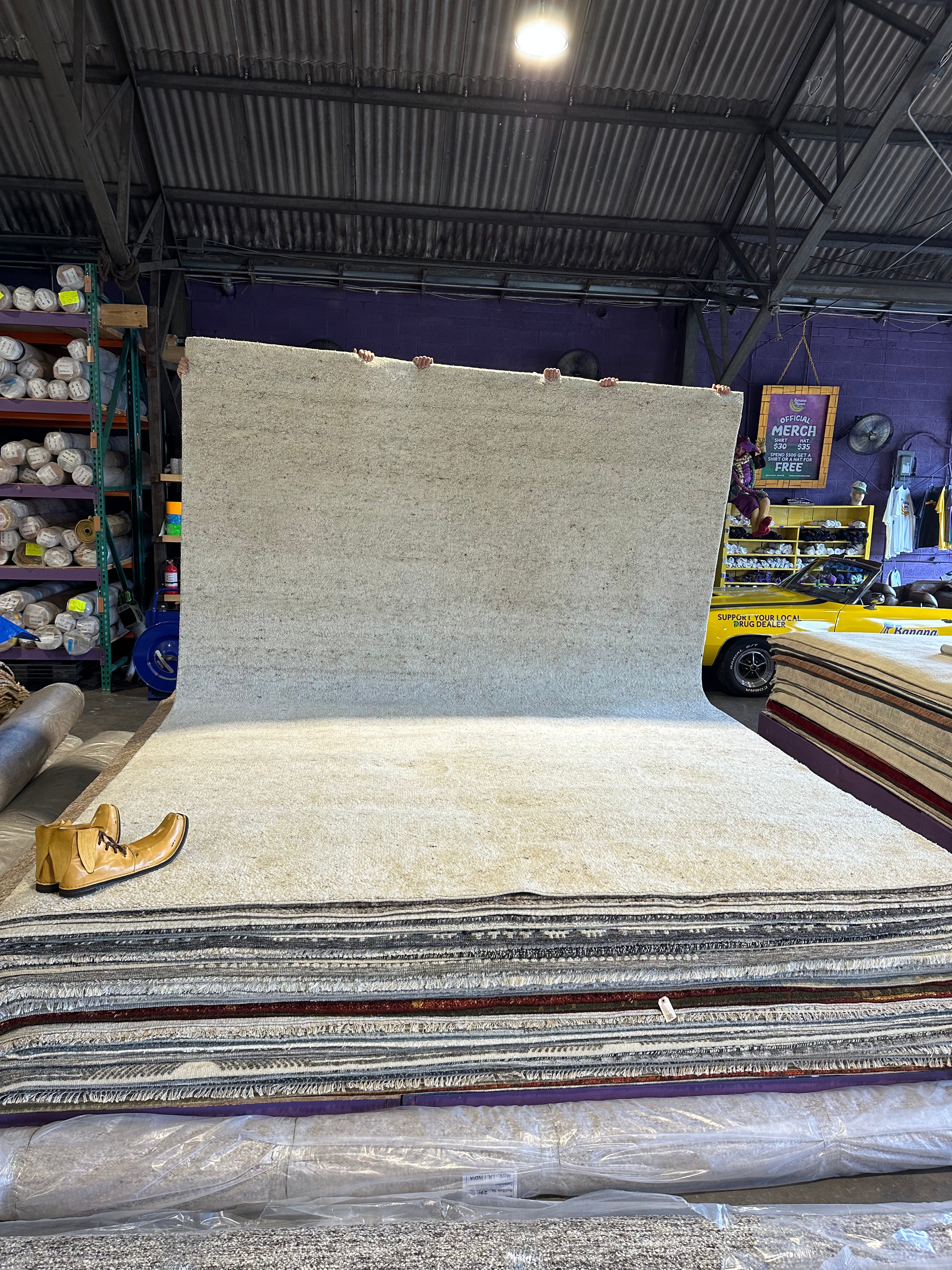Fezco Grey Handwoven Modern Durrie Rug (Multiple Sizes)