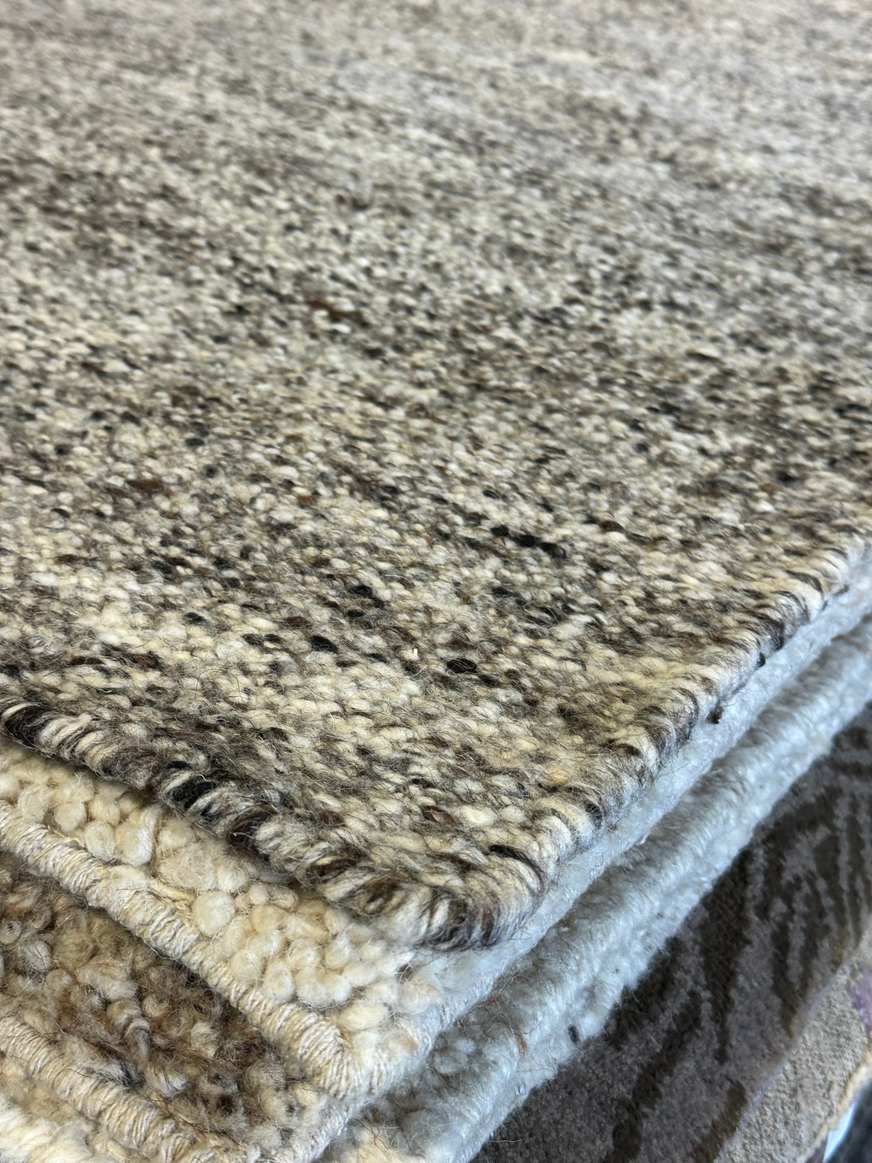 Elliot Dark Grey Handwoven Modern Durrie Rug (Multiple Sizes)