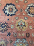 Tracy Murdock 8x10 Rust and Light Green Hand-Knotted Oushak Rug