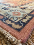 Tracy Murdock 8x10 Rust and Light Green Hand-Knotted Oushak Rug