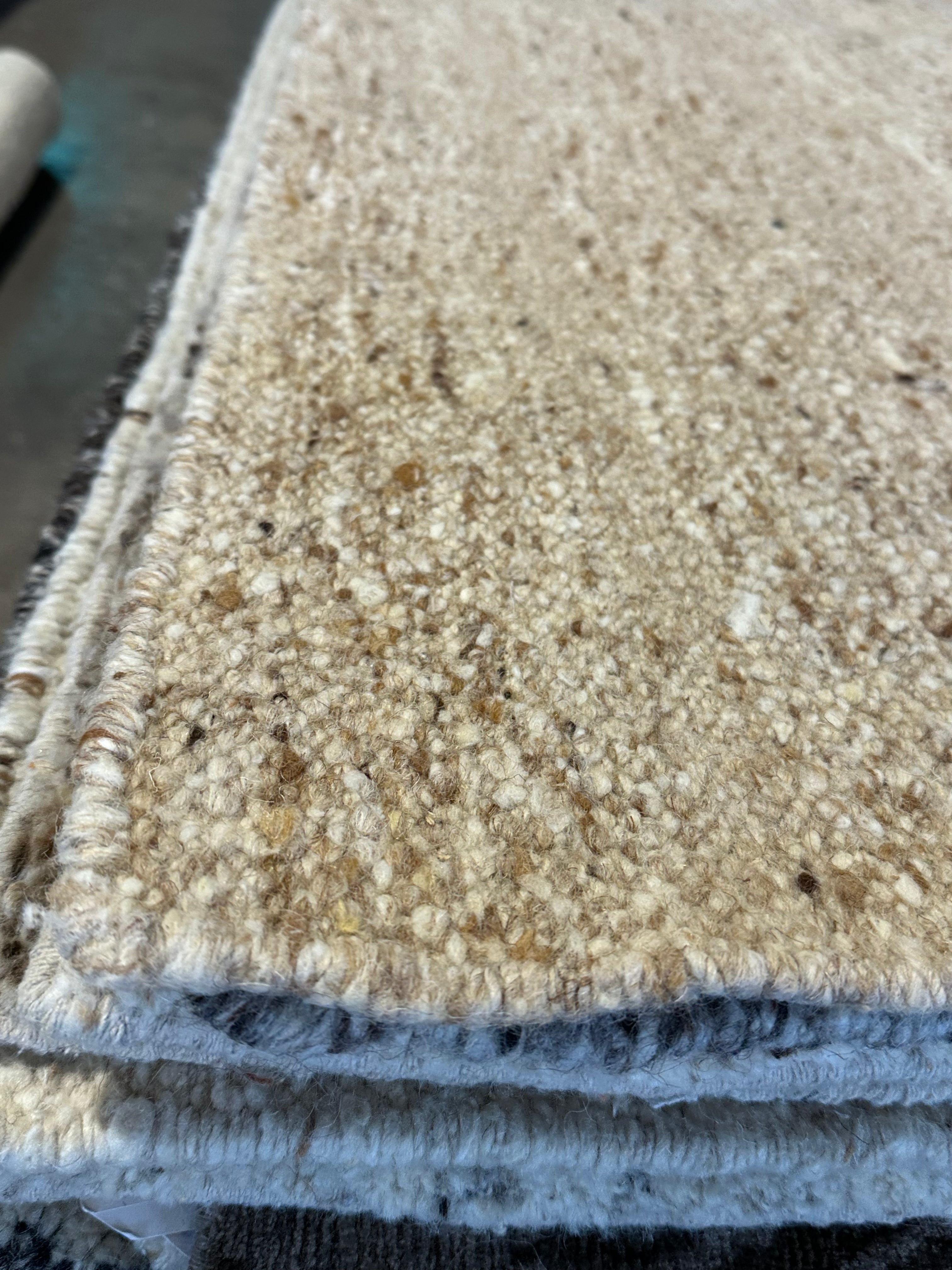 Ali Muhammad Light Brown Handwoven Modern Durrie Rug (Multiple Sizes)
