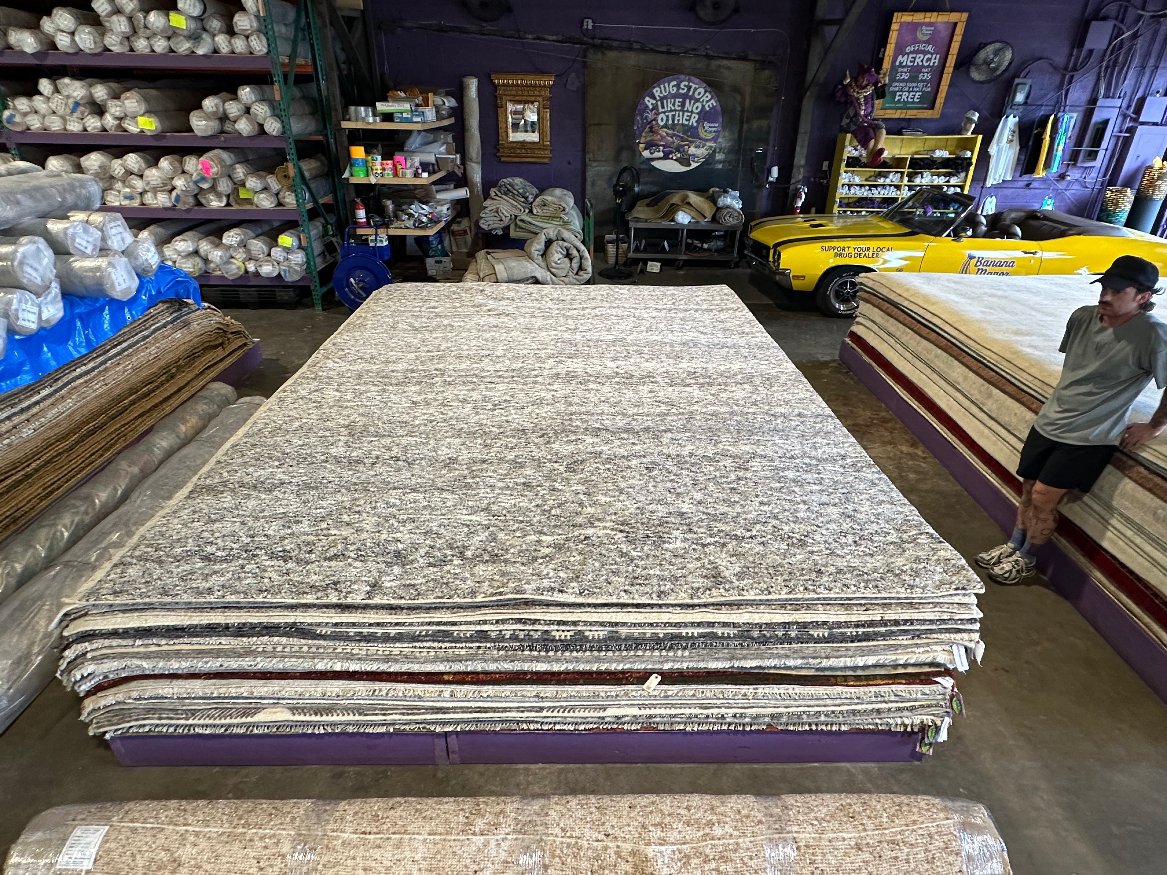 Eric Dane Grey Handwoven Modern Durrie Rug (Multiple Sizes)
