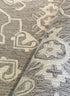 Say No to Negative Energy 8x10 Light Brown and Ivory Hand-Tufted Rug