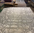 Red Velvet Shortcake 8x11 Silver and Grey Hand-Tufted Rug