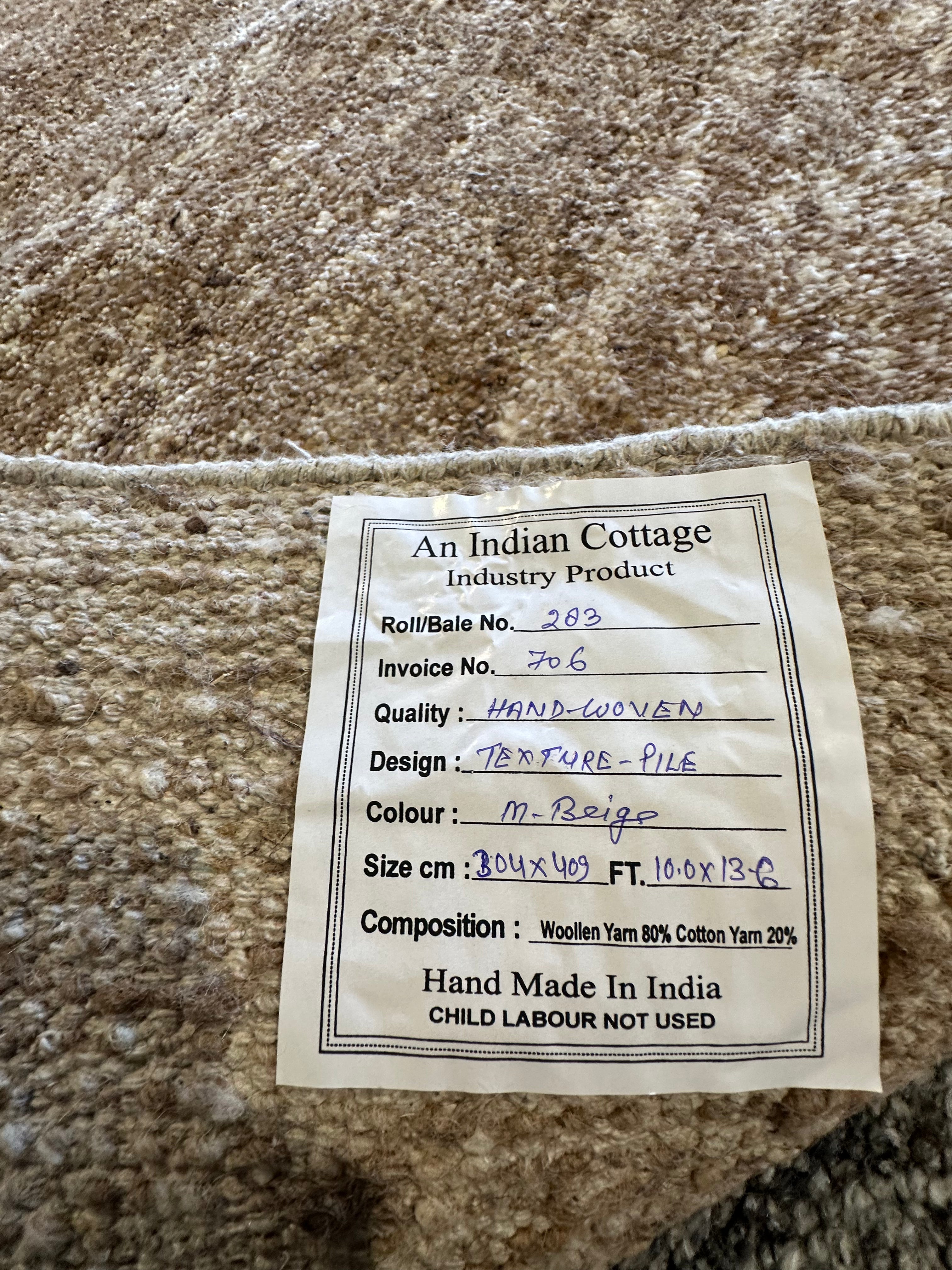 Javon Walton Brown Handwoven Modern Durrie Rug (Multiple Sizes)