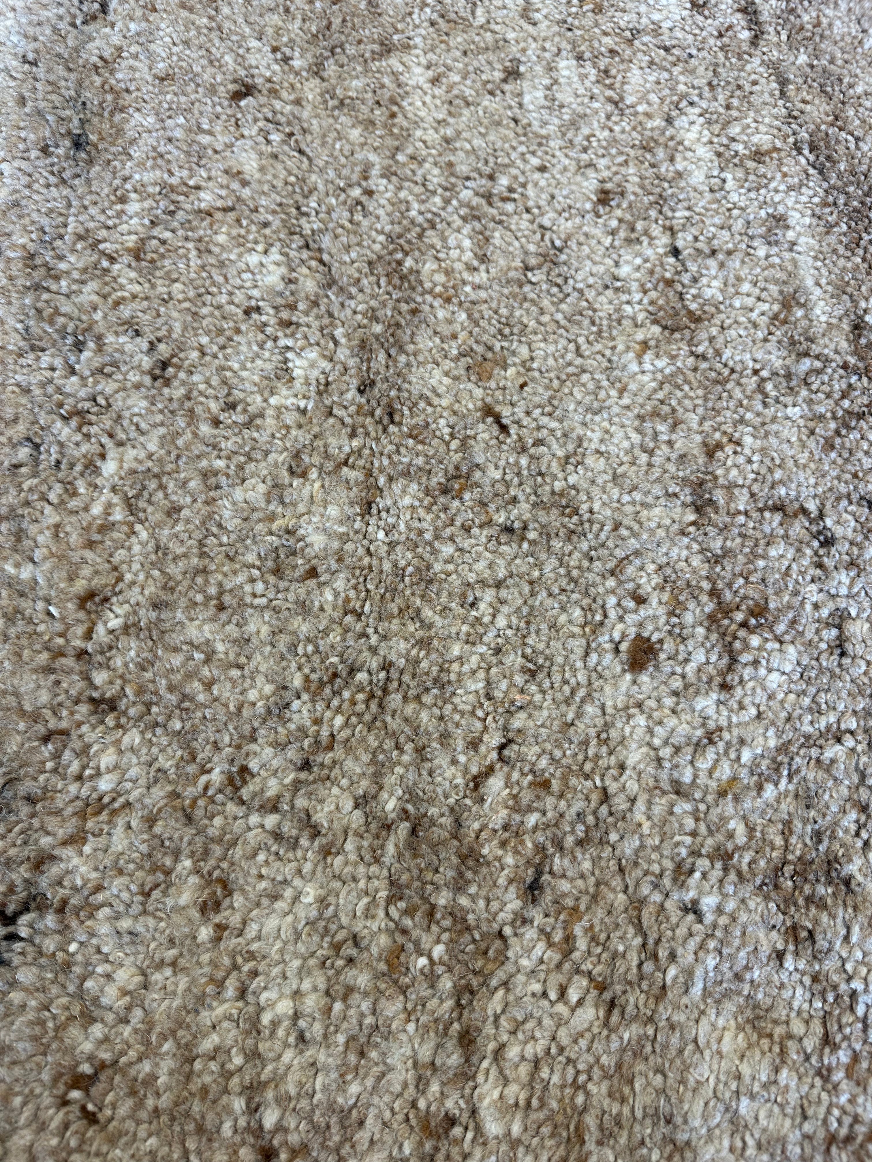 Ashtray Brown Handwoven Modern Durrie Rug (Multiple Sizes)