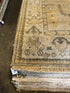 Meredith Ellis 8x10 Grey and Tan Hand-Knotted Oushak Rug