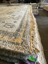 Meredith Ellis 8x10 Grey and Tan Hand-Knotted Oushak Rug