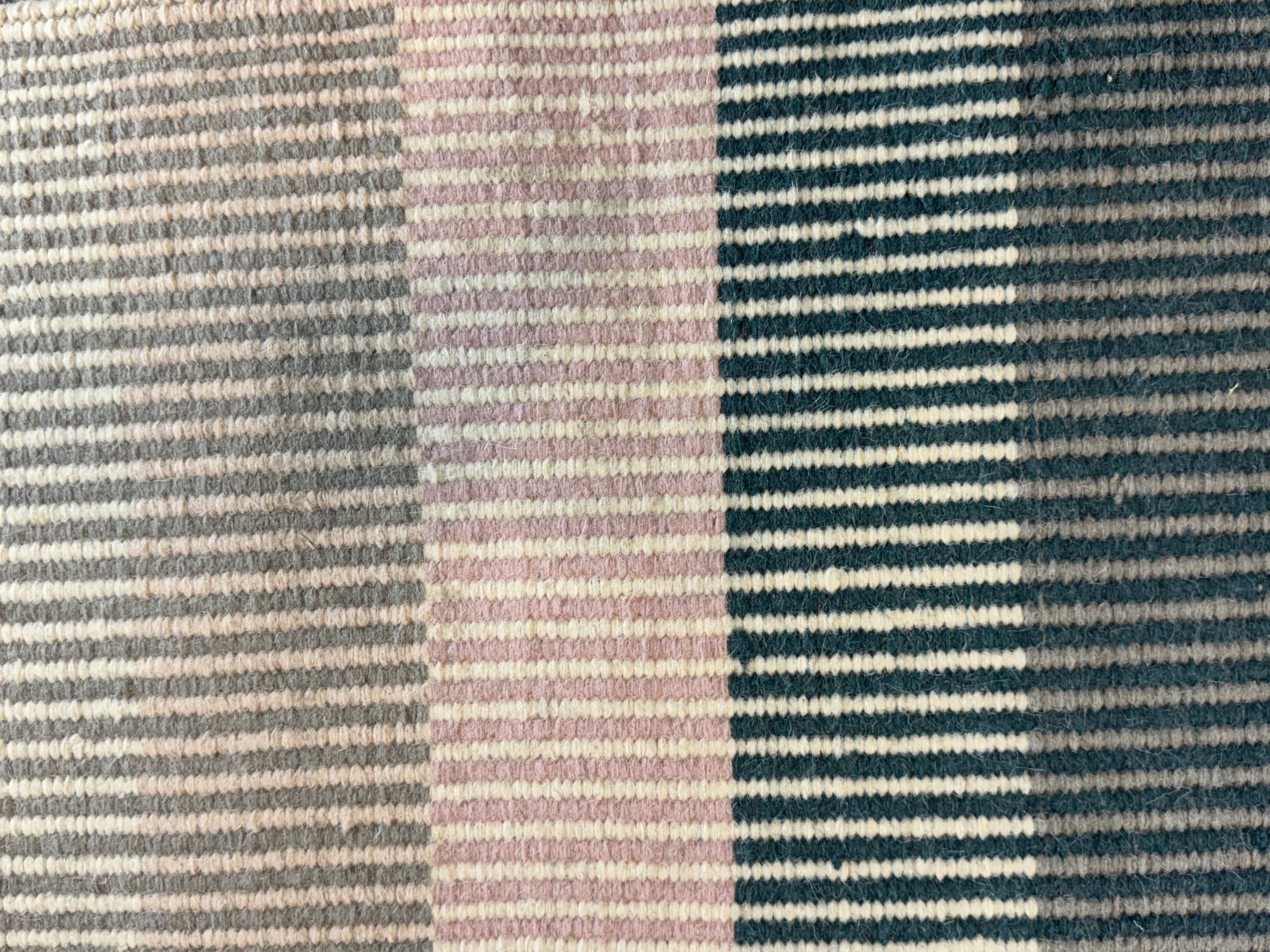 Mark 4.6x6.6 Handwoven Durrie Multi Colored Stripe