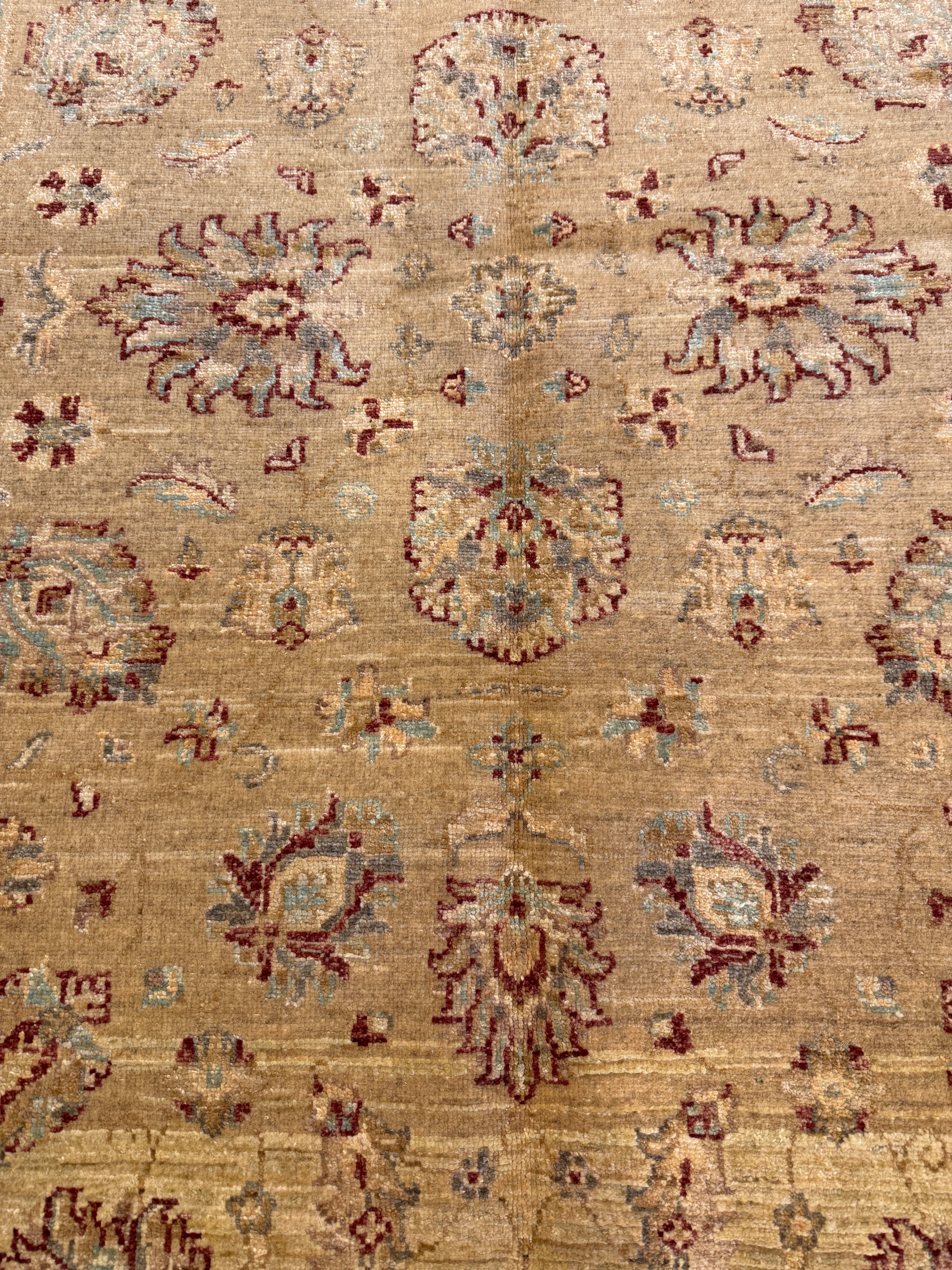 Kameron Westcott 4.3x5.11 Cream Afghani Ziegler Rug