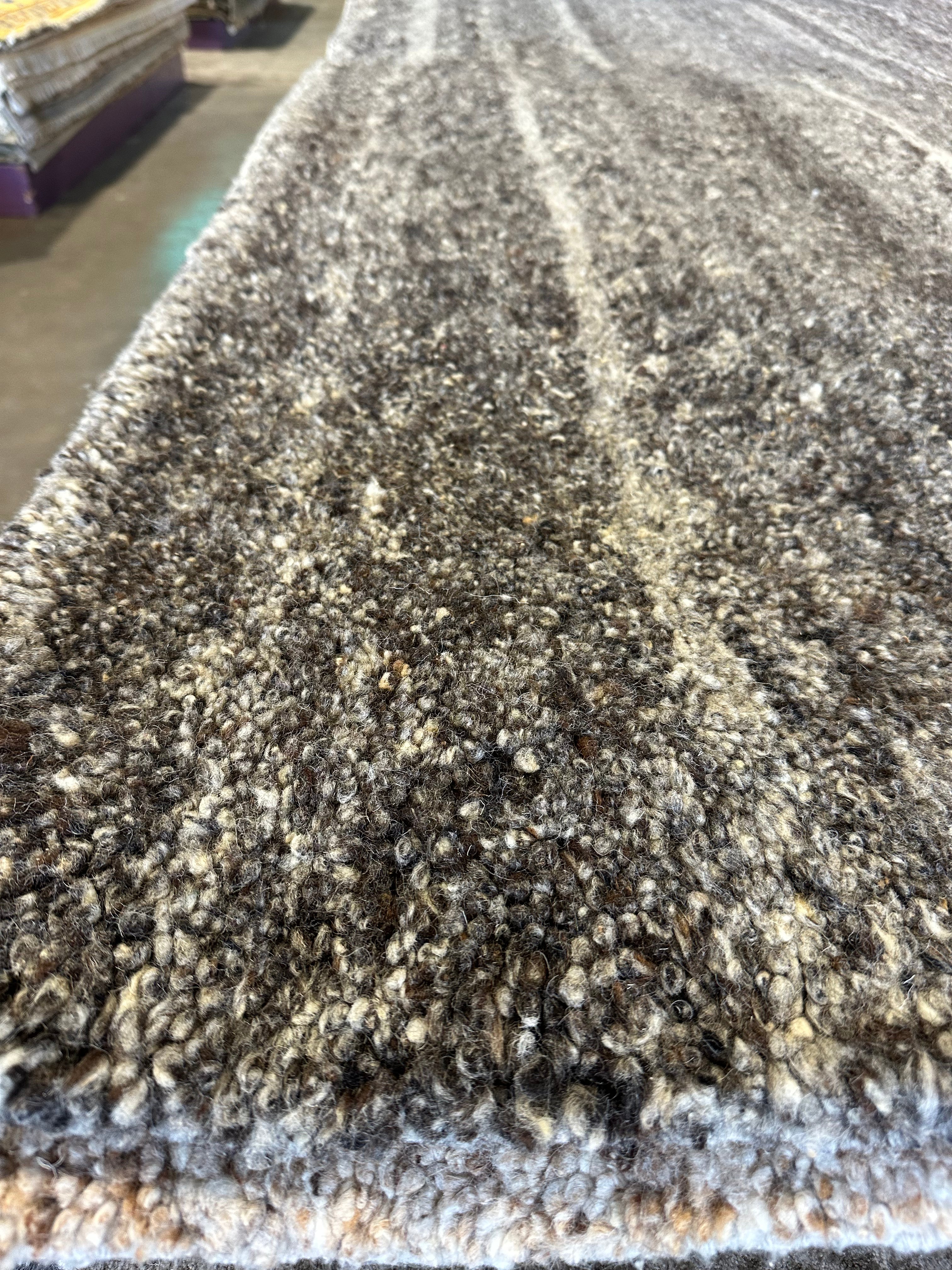 Jacob Elordi Dark Grey Handwoven Modern Durrie Rug (Multiple Sizes)