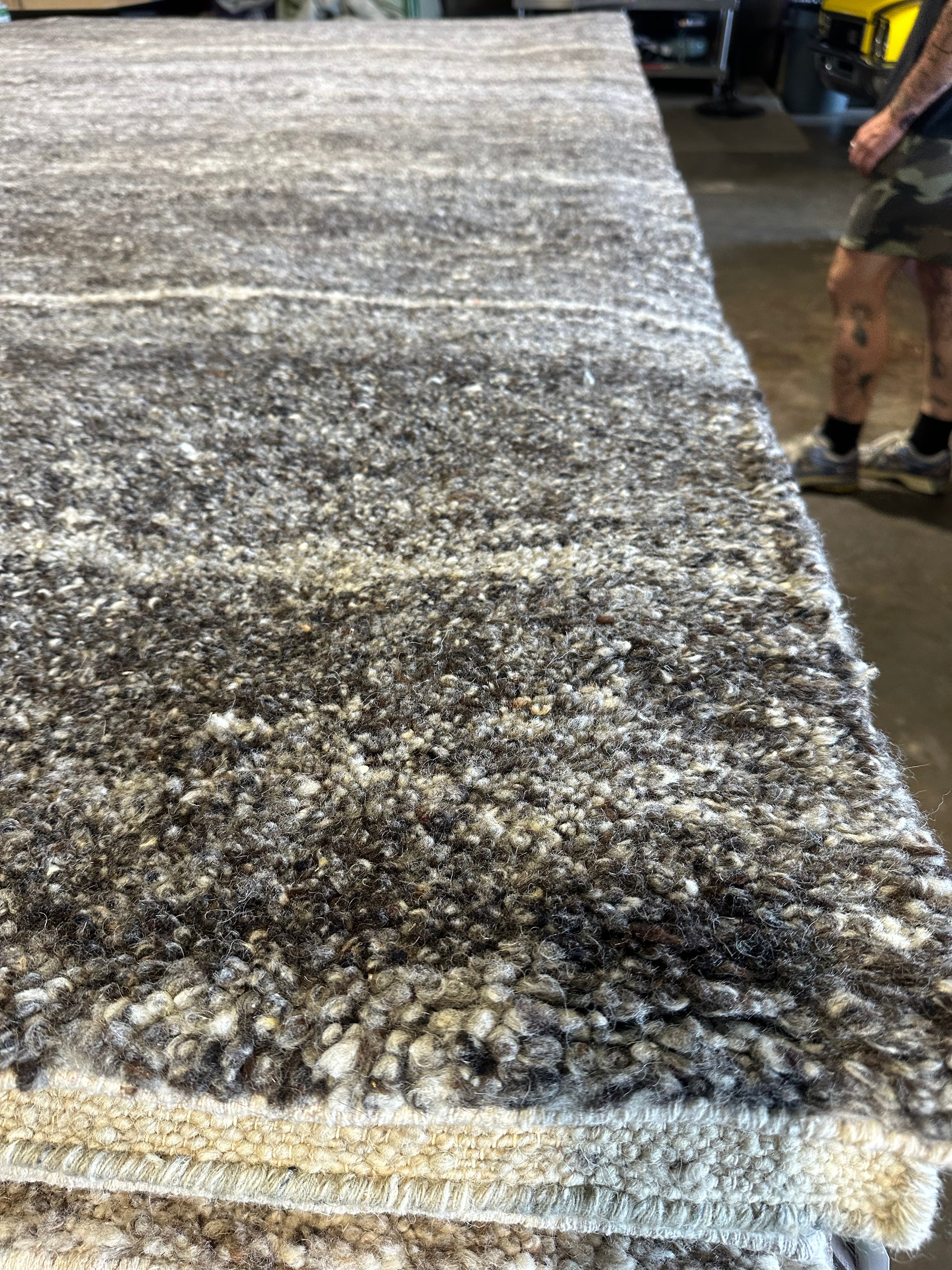Jacob Elordi Dark Grey Handwoven Modern Durrie Rug (Multiple Sizes)