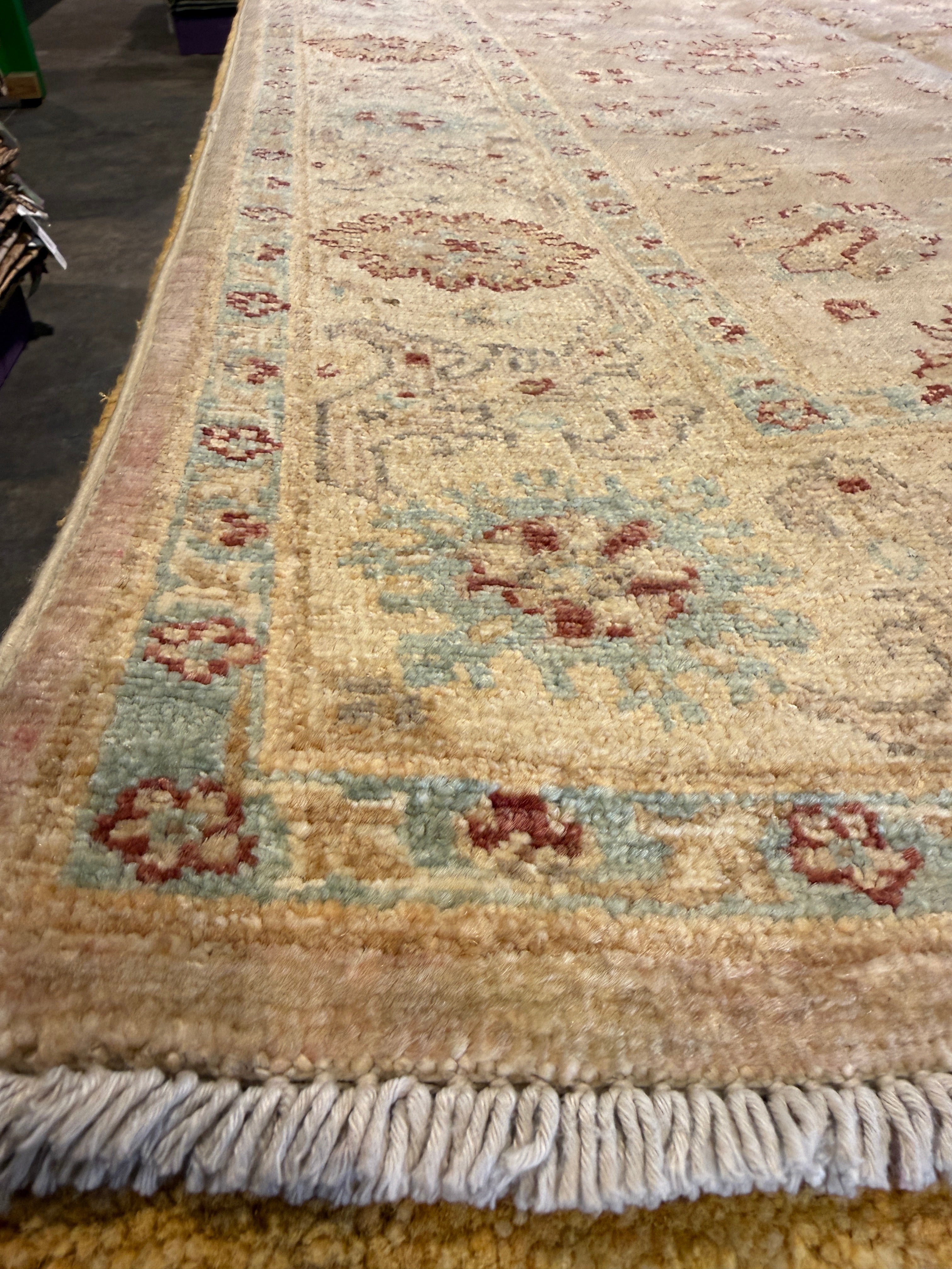 Kameron Westcott 4.3x5.11 Cream Afghani Ziegler Rug