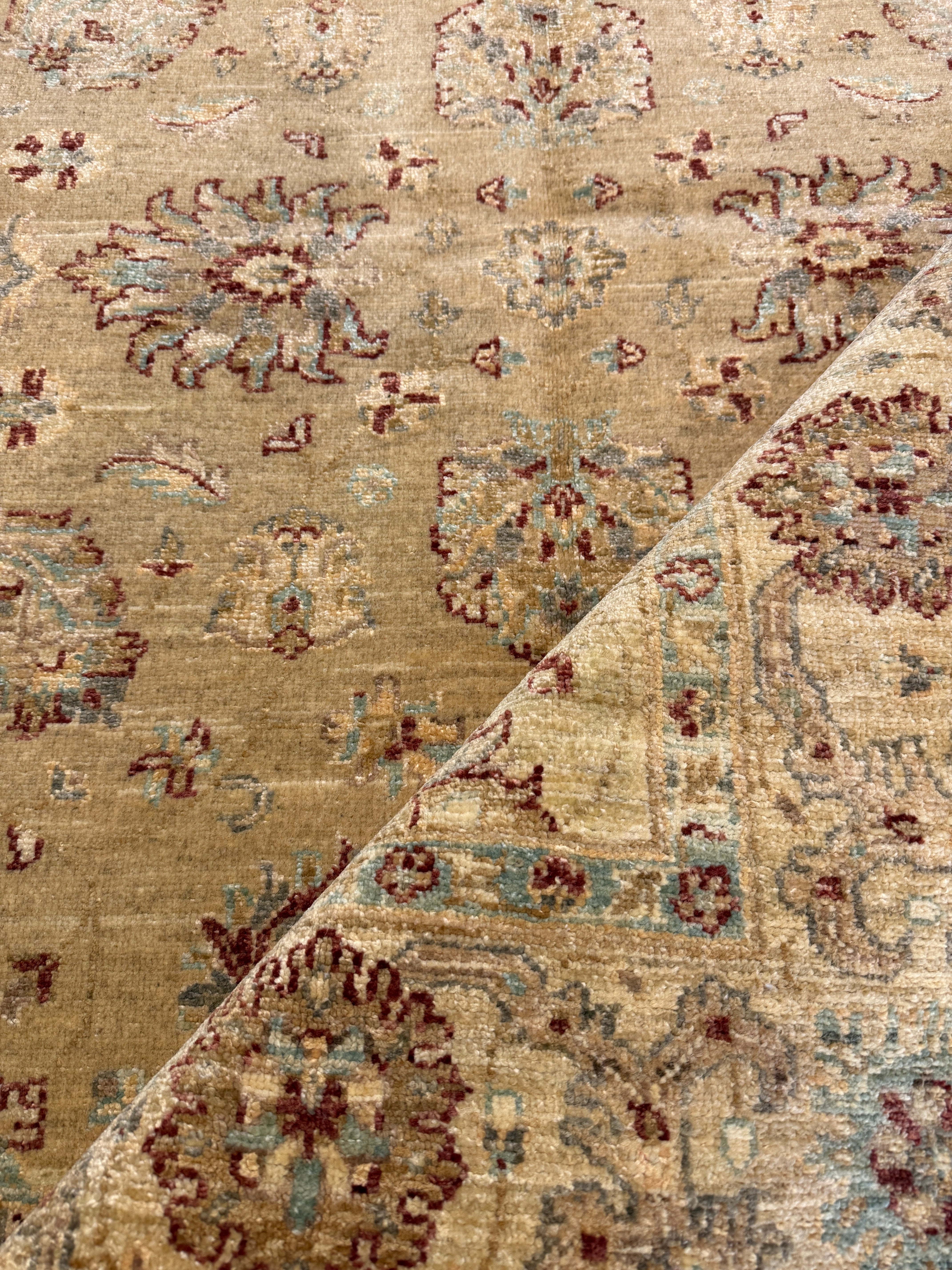 Kameron Westcott 4.3x5.11 Cream Afghani Ziegler Rug
