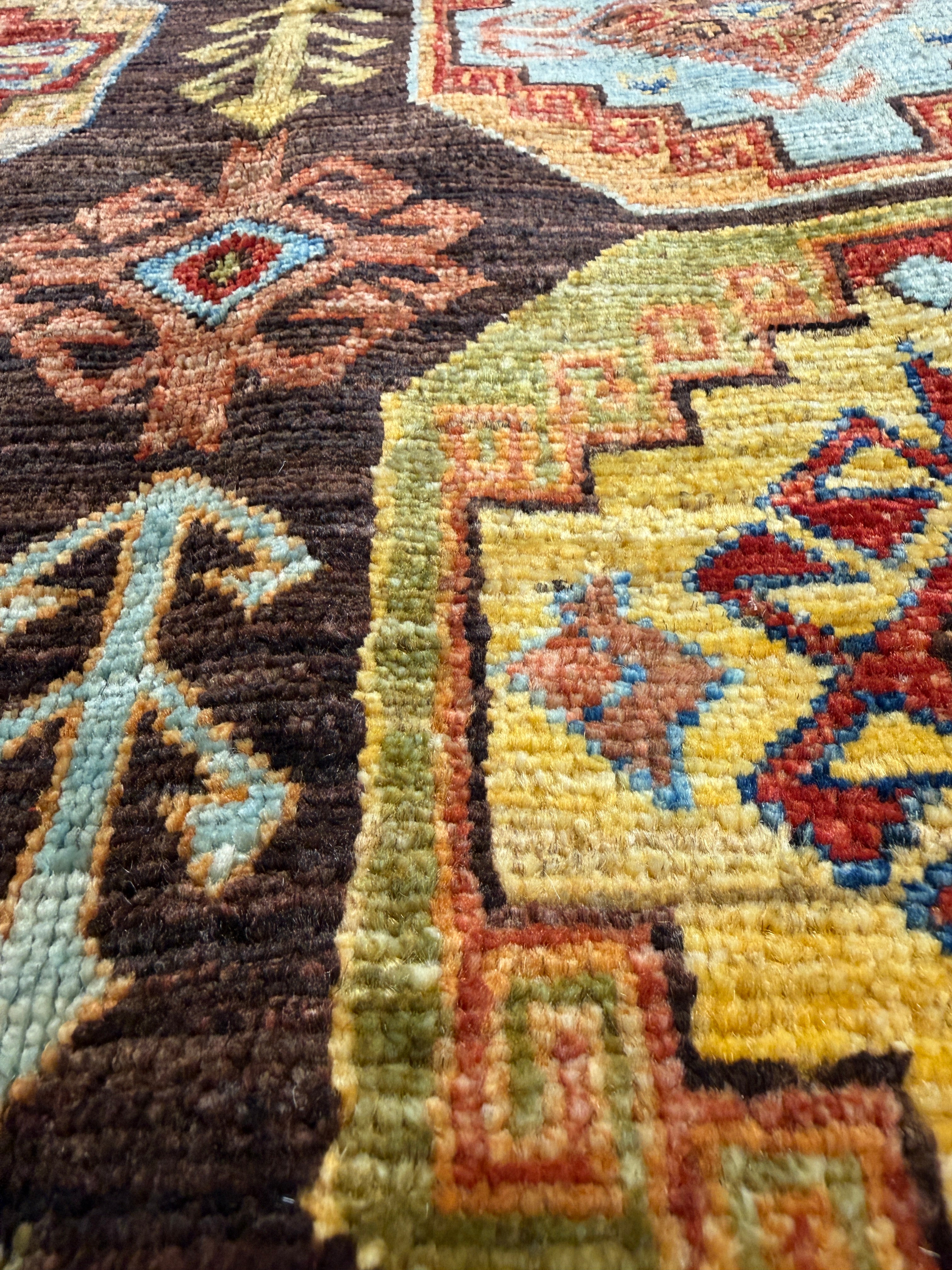 Bronwyn Newport 4.1x6.9 Brown Afghani Waziri Rug