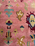 Lexi Howard 10x13.6 Pink Hand-Knotted Oushak